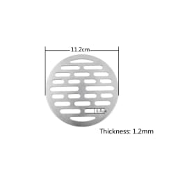 1PC 10CM/11.2CM Round Floor Drain Covers Bathroom Supplies Tone Stainless Steel Brushed Floor Drain Covers