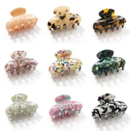Newest Acetate Hair Claw Clips Women Barrette Clamp Jelly Colors Ponytail Crab Girls Hair Hairpin Hair Styling Accessories Gifts