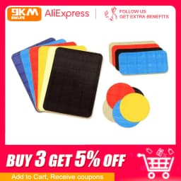 2pcs Freilein Ripstop Kite Repair Sticker Patch Waterproof High Stickiness Translucent Back-up Tool Accessories 12 Colour