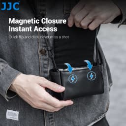 JJC X-E5 Case Compact Camera Pouch for Fuji Fujifilm X-E5 XE5 X100VI X100V Accessories for Canon PowerShot V1 Protective Case