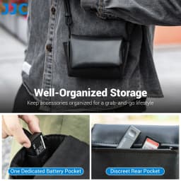 JJC X-E5 Case Compact Camera Pouch for Fuji Fujifilm X-E5 XE5 X100VI X100V Accessories for Canon PowerShot V1 Protective Case