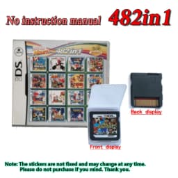 4300in1 23in1 Compilation DS NDS 3DS NDSL Game Cartridge Card Video Game Handheld Player Game Card (R4 card) 208in1/502in1...