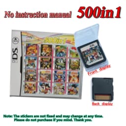 4300in1 23in1 Compilation DS NDS 3DS NDSL Game Cartridge Card Video Game Handheld Player Game Card (R4 card) 208in1/502in1...