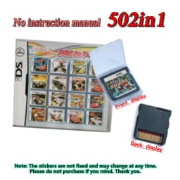 4300in1 23in1 Compilation DS NDS 3DS NDSL Game Cartridge Card Video Game Handheld Player Game Card (R4 card) 208in1/502in1...