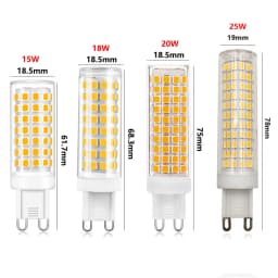 5W 9W 15W 20W 25W G9 LED Corn Light Bulb SMD 2835 AC 220V 110V Super Bright Replace 30W Halogen Lamp Spotlight Warm Cold White