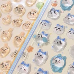 Chiikawa BONBON DROP Cute 3D Decorative Decals Waterproof Adhesive Sticker for Phone Case Laptop Water Bottle DIY Craft Supplies