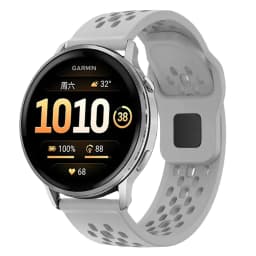 22mm Hole Silicone Band for Garmin Forerunner 255 265 970 165 55/Active 6 5 Bracelet Correa For Venu 4 3 45mm/Vivoactive 5 Strap
