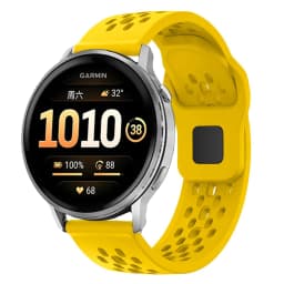 22mm Hole Silicone Band for Garmin Forerunner 255 265 970 165 55/Active 6 5 Bracelet Correa For Venu 4 3 45mm/Vivoactive 5 Strap