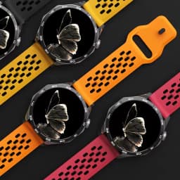 22mm Hole Silicone Band for Garmin Forerunner 255 265 970 165 55/Active 6 5 Bracelet Correa For Venu 4 3 45mm/Vivoactive 5 Strap