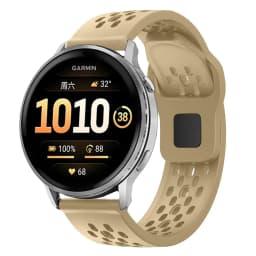 22mm Hole Silicone Band for Garmin Forerunner 255 265 970 165 55/Active 6 5 Bracelet Correa For Venu 4 3 45mm/Vivoactive 5 Strap