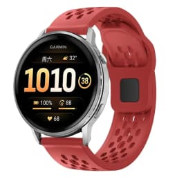 22mm Hole Silicone Band for Garmin Forerunner 255 265 970 165 55/Active 6 5 Bracelet Correa For Venu 4 3 45mm/Vivoactive 5 Strap