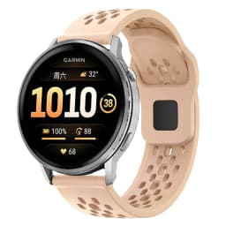 22mm Hole Silicone Band for Garmin Forerunner 255 265 970 165 55/Active 6 5 Bracelet Correa For Venu 4 3 45mm/Vivoactive 5 Strap