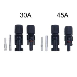 YuXi 1/2 Sets 1000V 30A 45A Solar Photovoltaic Connector Male Female Solar Panel MC-4 Waterproof Plug PV Modules