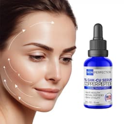 1% GHK-Cu Serum Copper Peptide Deeply Nourishing Enhance Skin Elasticity Firming Essence Antioxidant Anti-Wrinkle Facial Glowing