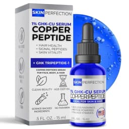 1% GHK-Cu Serum Copper Peptide Deeply Nourishing Enhance Skin Elasticity Firming Essence Antioxidant Anti-Wrinkle Facial Glowing