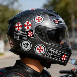 Umbrella Corporation Stickers Set Resident Evil, Waterproof Vinyl Decals for Laptop, Water Bottle, Skateboard, Luggage, Helmet