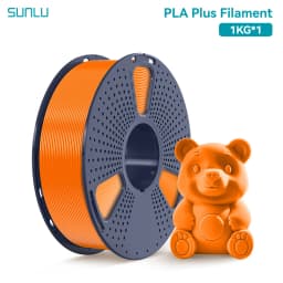 SUNLU PLA 1.75MM PLAPLUS 1KG 3D Printer Filament Arranged Neatly No Knots Non-Toxtic Biodegradable Vacuum Packaging
