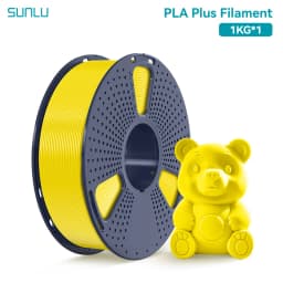 SUNLU PLA 1.75MM PLAPLUS 1KG 3D Printer Filament Arranged Neatly No Knots Non-Toxtic Biodegradable Vacuum Packaging