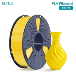 SUNLU PLA 1.75MM PLAPLUS 1KG 3D Printer Filament Arranged Neatly No Knots Non-Toxtic Biodegradable Vacuum Packaging
