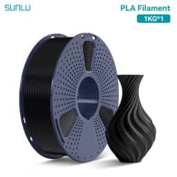 SUNLU PLA 1.75MM PLAPLUS 1KG 3D Printer Filament Arranged Neatly No Knots Non-Toxtic Biodegradable Vacuum Packaging