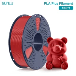 SUNLU PLA 1.75MM PLAPLUS 1KG 3D Printer Filament Arranged Neatly No Knots Non-Toxtic Biodegradable Vacuum Packaging