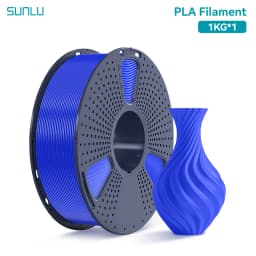 SUNLU PLA 1.75MM PLAPLUS 1KG 3D Printer Filament Arranged Neatly No Knots Non-Toxtic Biodegradable Vacuum Packaging