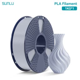 SUNLU PLA 1.75MM PLAPLUS 1KG 3D Printer Filament Arranged Neatly No Knots Non-Toxtic Biodegradable Vacuum Packaging