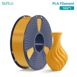 SUNLU PLA 1.75MM PLAPLUS 1KG 3D Printer Filament Arranged Neatly No Knots Non-Toxtic Biodegradable Vacuum Packaging