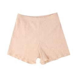 Cotton shorts Ruffled three-point safety pants women's outer wear leggings Thread Ribbed Striped Stretchy Underpants