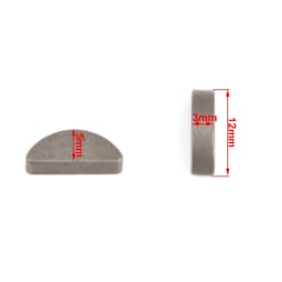 4Pcs/lot Standard Woodruff Rocket Key for 47cc 49cc Mini Moto Dirt Bike Minimoto ATV Quad
