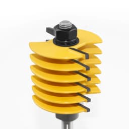 LAVIE 1pc 8mm 12mm 1/2" Shank Brand New 2 Teeth Adjustable Finger Joint Router Bit Tenon Cutter Industrial Grade For Wood Tool