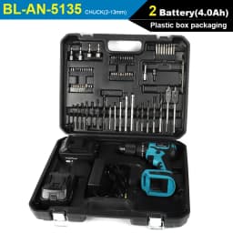 New Brushless Motor 21V Wireless Hand Mini Impact Charging Drill For Makita Electric Cordless Screwdriver Li-ion Battery Tools