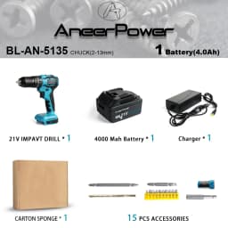 New Brushless Motor 21V Wireless Hand Mini Impact Charging Drill For Makita Electric Cordless Screwdriver Li-ion Battery Tools