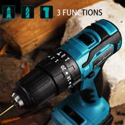 New Brushless Motor 21V Wireless Hand Mini Impact Charging Drill For Makita Electric Cordless Screwdriver Li-ion Battery Tools