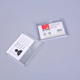 1PCS Card Cover Case Badge Holder Transparent AcrylicFactory Company Office Staff Employee's ID Name Tag Pass Bus Card Sleeve