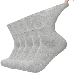 5 Pairs/Lot Diabetic Socks Men and Women Non-Binding Loose Top Socks Cotton Material Non-slip and Breathable