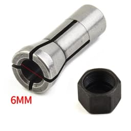 Metal Collet Chuck 3mm 6mm Collet Nut Replace For GD0600 906 763620-8 763627-4 GD0603 GD0601 Collet Nut Power Tool Accessories