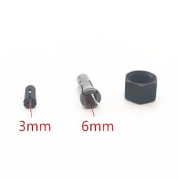 Metal Collet Chuck 3mm 6mm Collet Nut Replace For GD0600 906 763620-8 763627-4 GD0603 GD0601 Collet Nut Power Tool Accessories