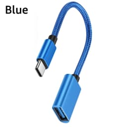 OTG Type C Cable Adapter USB to Type C Adapter Connector for Xiaomi Samsung S20 Huawei OTG Data Cable Converter for MacBook Pro