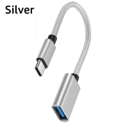 OTG Type C Cable Adapter USB to Type C Adapter Connector for Xiaomi Samsung S20 Huawei OTG Data Cable Converter for MacBook Pro