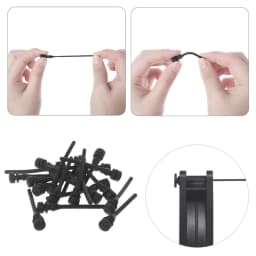 20Pcs Computer Case Fan Anti Noise Vibration Silicone Screws Shock Absorption
