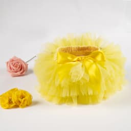 Baby Girls Tulle Tutu Bloomers Infant Newborn Diapers Cover 2pcs Short Skirts+Headband Set Girls Skirts Rainbow Baby Skirt
