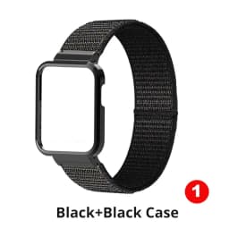 Nylon Strap for Redmi Watch 2 Lite Band for Mi Watch Lite/ POCO Watch Strap Bracelet Metal Case Protector Cover Nylon Wristband