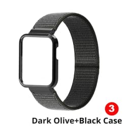 Nylon Strap for Redmi Watch 2 Lite Band for Mi Watch Lite/ POCO Watch Strap Bracelet Metal Case Protector Cover Nylon Wristband