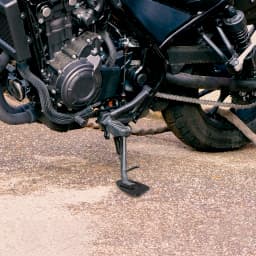Motoforti Universal Motorcycle Kickstand Side Kick Pad Support Plate Pad Parking Stand Side Stand Extension Pad