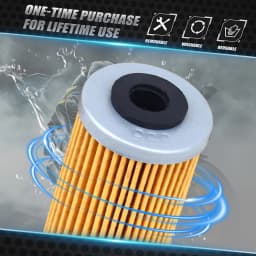 4Pcs Oil Filter For KTM Duke RC 125 200 390 RC R EXC 250 400 450 SX MXC EXC 520 525 SXC 625 Enduro Factory Supermoto