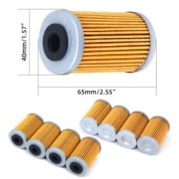 4Pcs Oil Filter For KTM Duke RC 125 200 390 RC R EXC 250 400 450 SX MXC EXC 520 525 SXC 625 Enduro Factory Supermoto