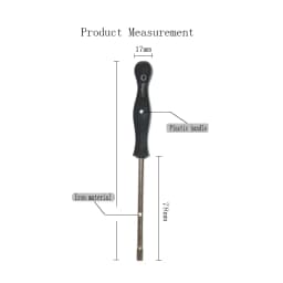Carburetor carb Adjusting hand Tool Pac Man Double D Hexagon Hex Socket Screwdriver Driver Chainsaw Speed Adjustment Repair Tool