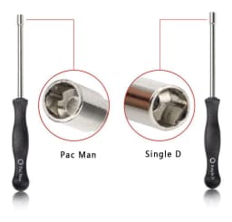 Carburetor carb Adjusting hand Tool Pac Man Double D Hexagon Hex Socket Screwdriver Driver Chainsaw Speed Adjustment Repair Tool
