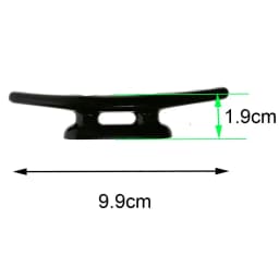 Nylon Plastic Low Flat Cleat Open Base Cleat Marine Boat Yacht Deck Line Rope Tie Boat Hardware Accessories